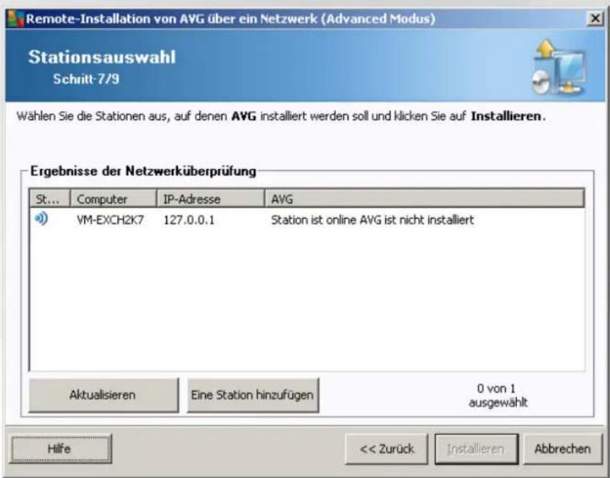 AVG AntiVirus Business Edition 2014 - Remote-Netzwerkinstallation – letzte Schritte - 1