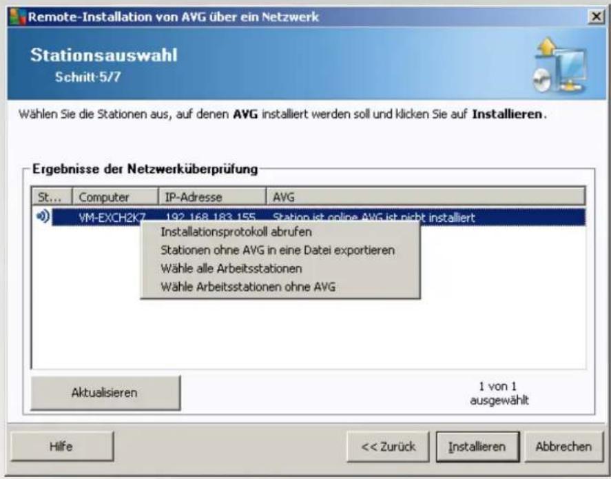 AVG AntiVirus Business Edition 2014 - Importieren von Stationen aus einer Datei - 1