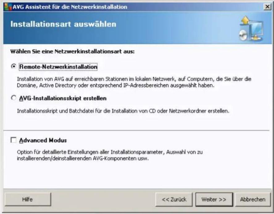 AVG AntiVirus Business Edition 2014 - Installationsart - 1