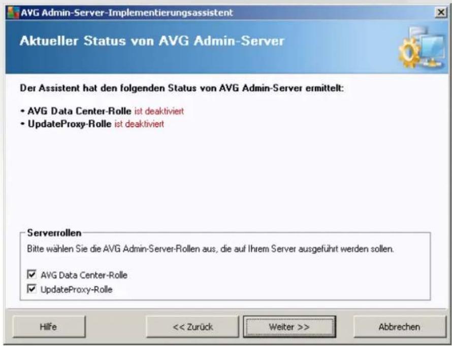 AVG AntiVirus Business Edition 2014 - Rollenauswahl - 1