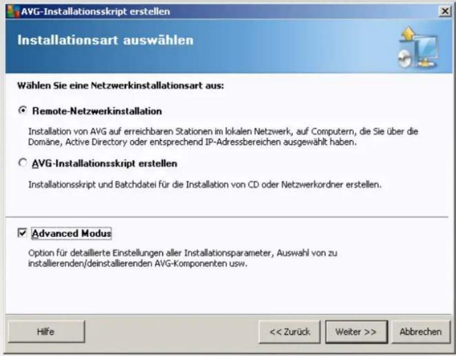 AVG AntiVirus Business Edition 2014 - Installationsart - 1