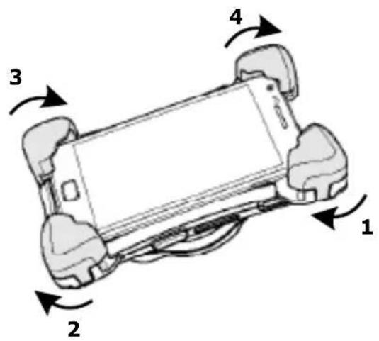 Bury ActiveCradle Universal - Schritt 2: BURY ActiveCradle universal NEW an die Größe des Mobiltelefons anpassen - 3