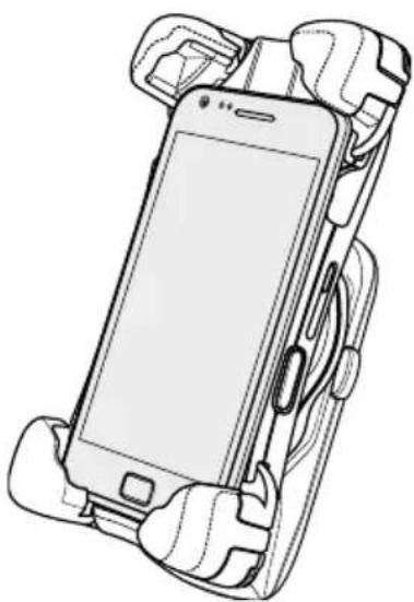 Bury ActiveCradle Universal - Smartphone in den Handyhalter BURY ActiveCradle universal NEW einlegen. - 5