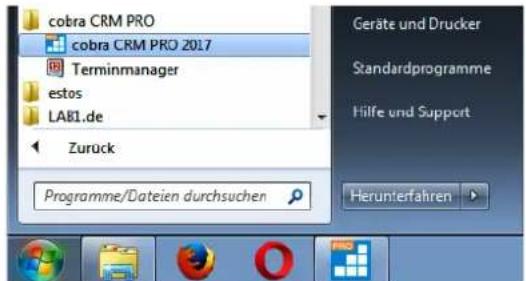 COBRA CRM PRO 2017 - Der Beginn - 1