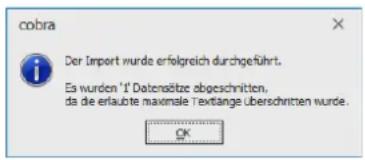 COBRA Adress PLUS 2017 - Fehlerprotokoll beim Datenimport - 1