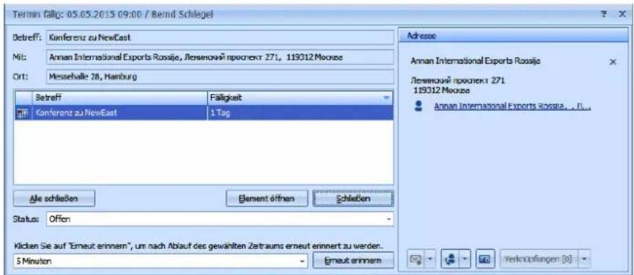 COBRA Adress PLUS 2017 - Erinnerungen - 2