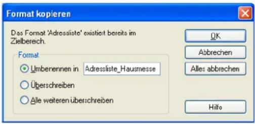 COBRA Adress PLUS 2017 - Formate anderen Benutzern zur Verfügung stellen - 2