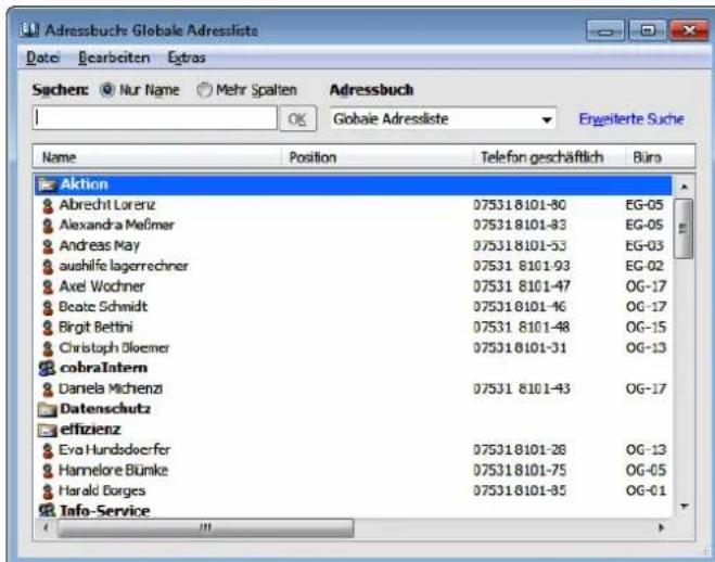 COBRA Adress PLUS 2017 - Outlook 2007 - 5