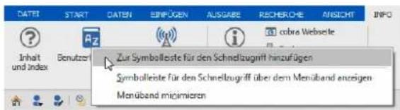 COBRA Adress PLUS 2017 - Mit Befehlen belegen - 1