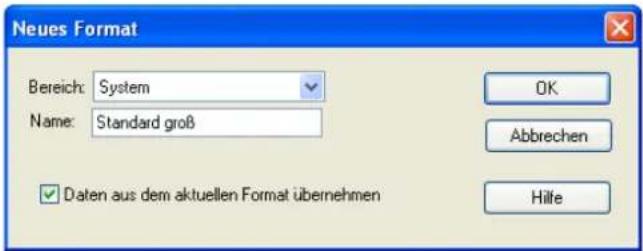 COBRA Adress PLUS 2017 - Ein vorhandenes Format als Vorlage für ein neues verwenden - 1