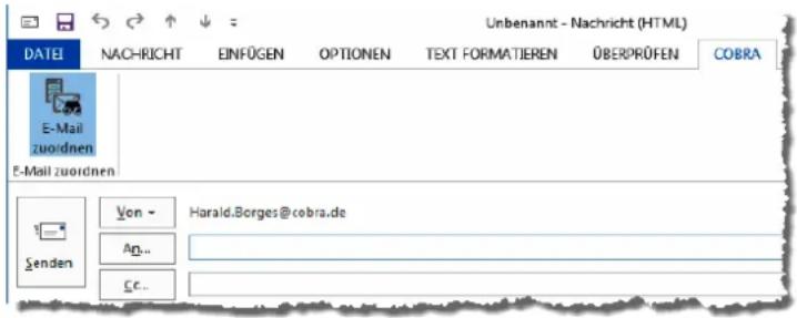 COBRA Adress PLUS 2017 - Eine neue Mail zum Zuordnen markieren - 1