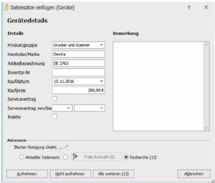 COBRA Adress PLUS 2017 - Zusatzdaten erfassen - 2