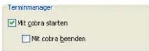 COBRA Adress PLUS 2017 - Terminmanager starten - 1