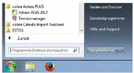 COBRA Adress PLUS 2017 - Das Programm starten - 1