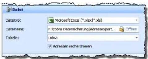 COBRA Adress PLUS 2017 - Importformat bearbeiten - 1