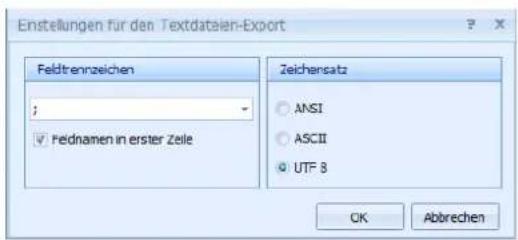 COBRA Adress PLUS 2017 - Besonderheit beim Export in Textdateien - 1