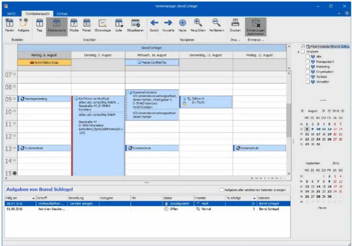 COBRA Adress PLUS 2017 - Mit dem Terminmanager in cobra arbeiten - 1