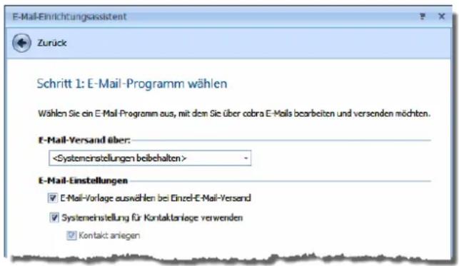 COBRA Adress PLUS 2017 - E-Mail-Versand - 1