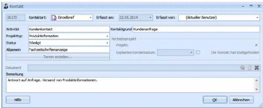 COBRA Adress PLUS 2017 - Kontaktvorlage bearbeiten - 1