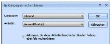 COBRA Adress PLUS 2017 - In einer Kampagne recherchieren - 1