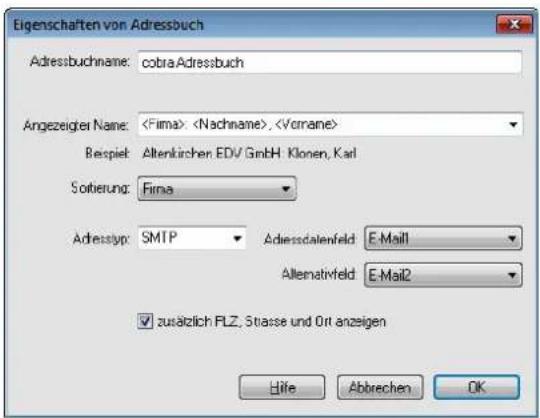 COBRA Adress PLUS 2013 - Ein neues Adressbuch für E-Mail einrichten - 3