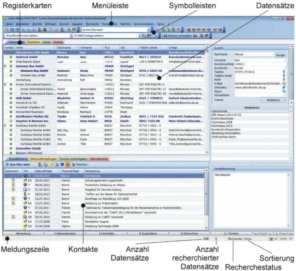 COBRA Adress PLUS 2013 - Entweder sehen Sie - 1