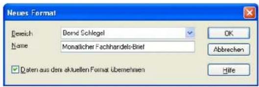 COBRA Adress PLUS 2013 - Neues Format erstellen - 1