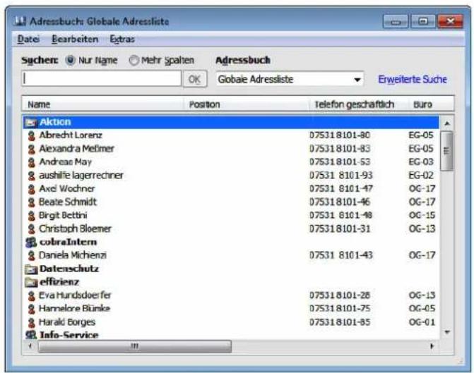 COBRA Adress PLUS 2013 - Outlook 2007 - 5