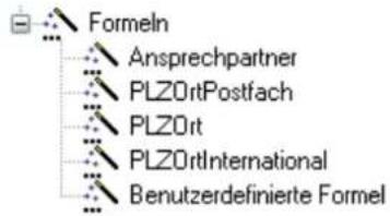 COBRA Adress PLUS 2013 - Formeln - 2