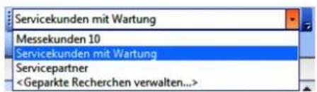 COBRA Adress PLUS 2013 - Geparkte Recherchen über die Symbolleiste aufrufen - 4