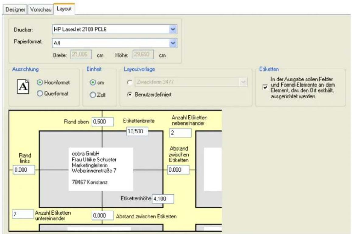 COBRA Adress PLUS 2013 - Layout - 1