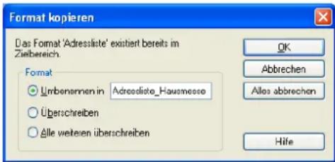 COBRA Adress PLUS 2013 - Formate anderen Benutzern zur Verfügung stellen - 2