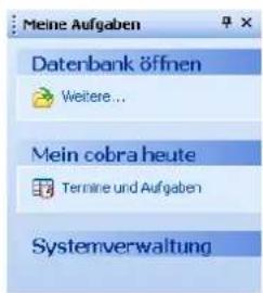 COBRA Adress PLUS 2013 - Meine Aufgaben - 1