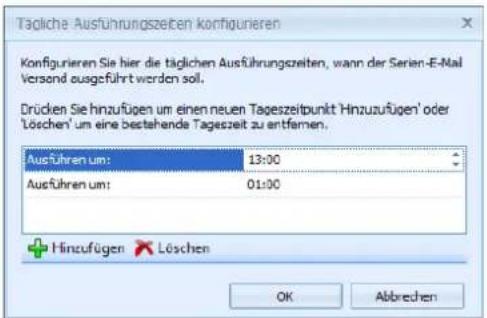 COBRA Adress PLUS 2013 - Schritt 4 – Zeitgesteuerter Versand - 2