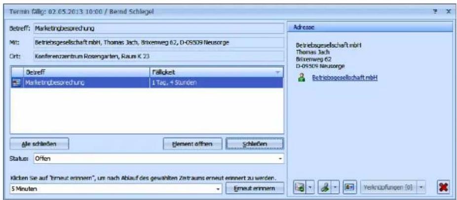 COBRA Adress PLUS 2013 - Erinnerungen - 2