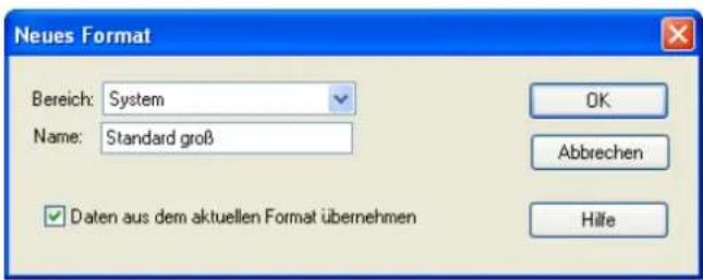 COBRA Adress PLUS 2013 - Ein vorhandenes Format als Vorlage für ein neues verwenden - 1