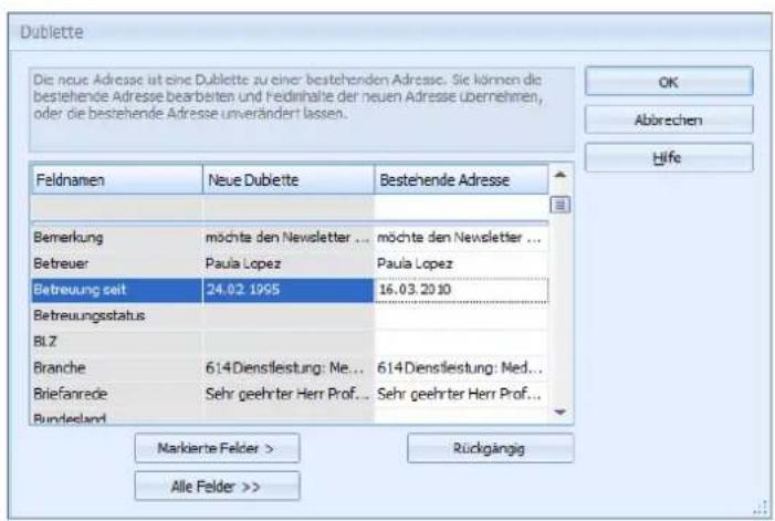 COBRA Adress PLUS 2013 - Dublettenkontrolle - 3