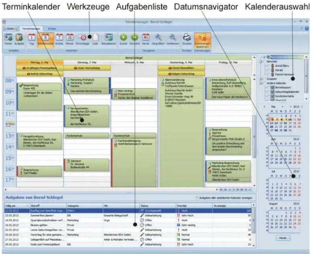 COBRA Adress PLUS 2013 - Mit dem Terminmanager arbeiten - 1