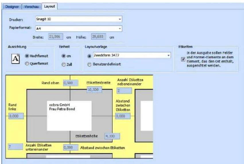COBRA Adress PLUS 2013 - Layout - 4