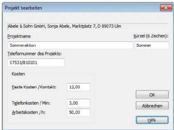 COBRA Adress PLUS 2013 - Projekt anlegen - 1