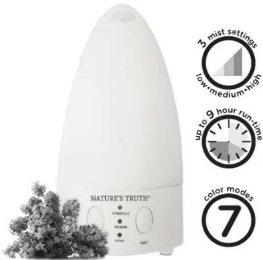 Nature's Truth Essential Oil Diffuser - DIFFUSER - 1