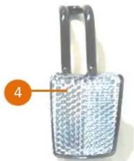 BESV LX1 - Front Fender and Reflector - 3