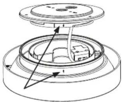 North Light Flush 36-6461 - C) Mounted on a ceiling/wall with surface mounted cable - 3