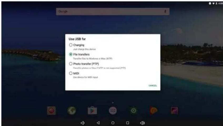 DENVER TIQ-11013 - Übertragen von Dateien auf einen Computer - 2