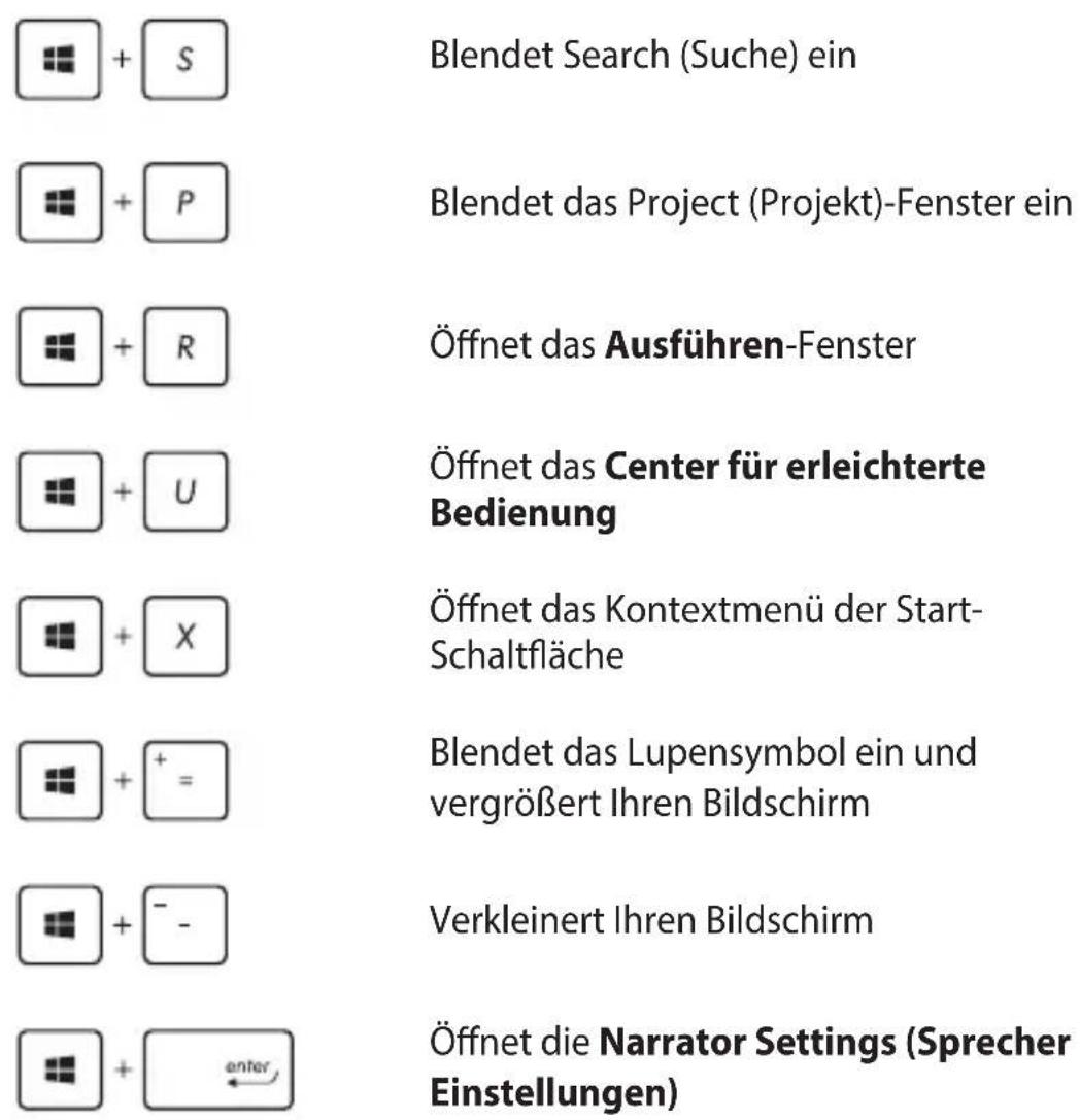ASUS Transformer 3 Pro T304UA - Andere Tastaturkürzel - 2