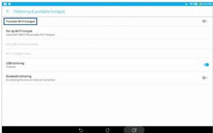 Tethering & portable hotspot. Portable Wi-Fi hotspot. Set up Wi-Fi hotspot. Android/SAP MHz/2 MHz portable Wi-Fi hotspot. CPU socket network access. Wi-Fi hotspot users. USB tethering. Tethered. Bluetooth tethering. Not shipping the device's Internet connection.