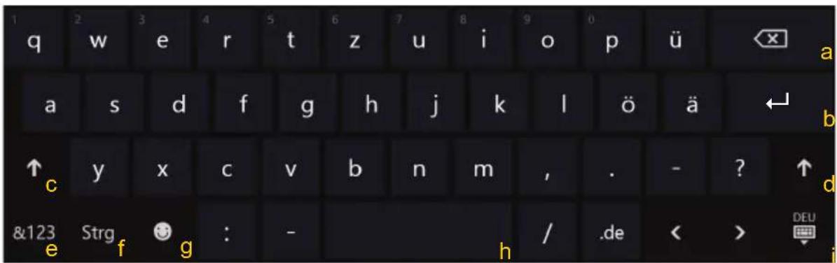 Odys Fusion Win 12 - Virtuelle Tastatur - 1