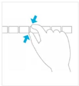 MICROSOFT Windows RT - Finger zusammenführen oder spreizen, um zu zoomen - 1
