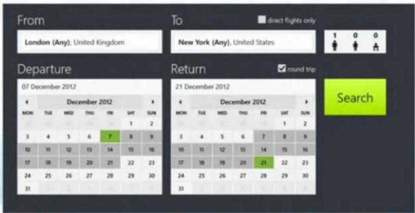 MICROSOFT Windows RT - skyscanner - 1