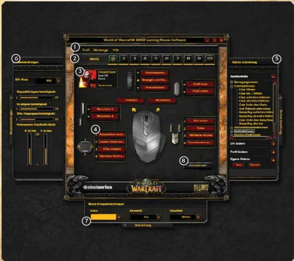 World of Warcraft® MMO Gaming Mouse Software 1 2 3 4 5 6 7 8 9 10 PROS. PROS. Chaktemane Study XX Kleome Hewelskosten Bezugert und Ste... Hewelskosten Profit nach Profit rutter LAWERSKEI Rat Stuckers Mustante 5 Mustante 4 1. Automateln noch... 2. Lassen Finkel am? 3. Altes stoppen 4. Nichelten Finke…